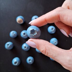 Blauwe bes magneten, set van 3